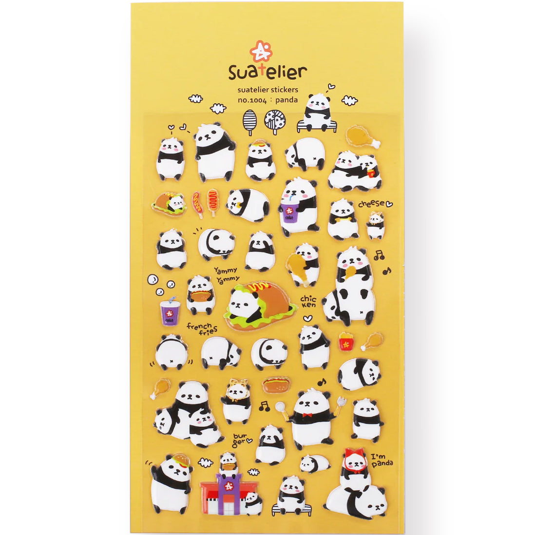 Panda Stickers - 1004