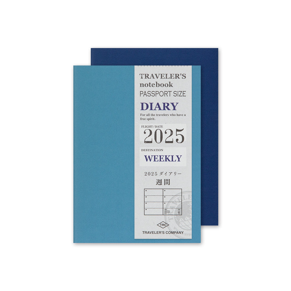 PRE-ORDER 2025 Weekly Diary - Passport TRAVELER'S Notebook Insert