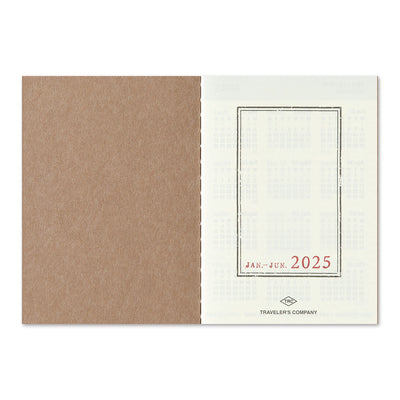 PRE-ORDER 2025 Weekly Diary - Passport TRAVELER'S Notebook Insert