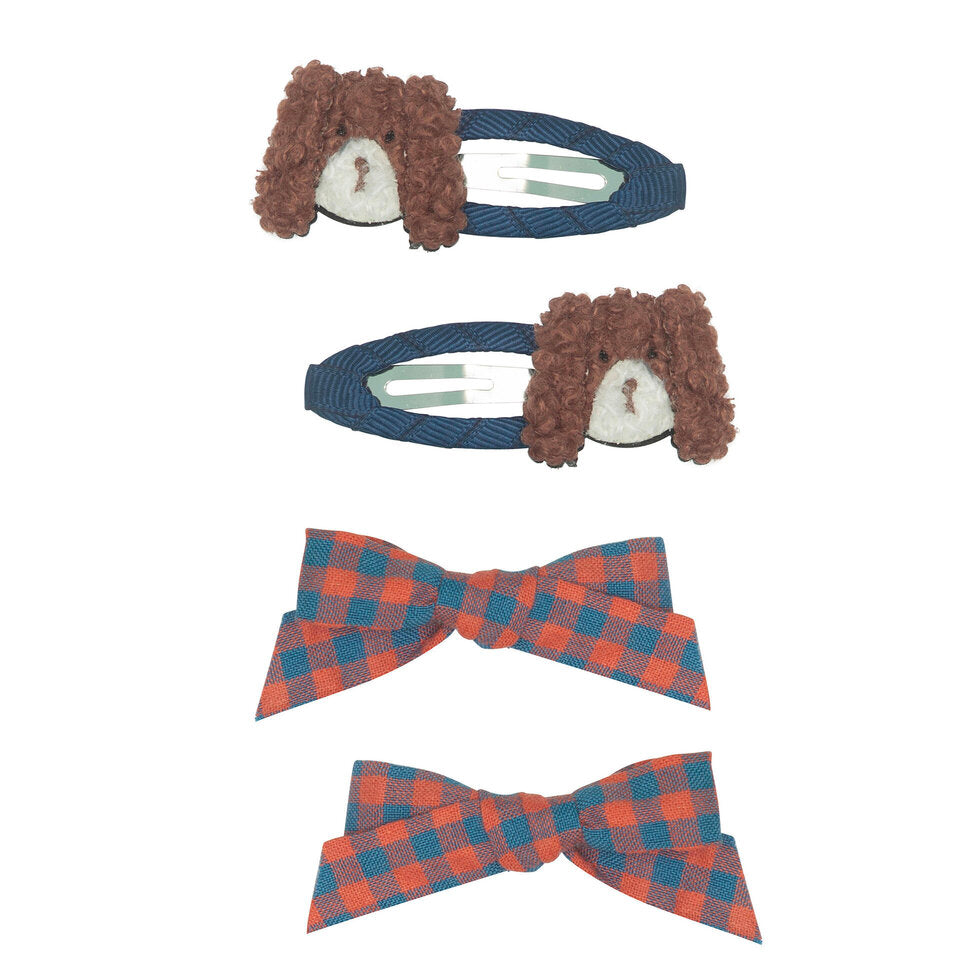 Mimi and Lula Hair Clips - Cockapoo Pack of 4