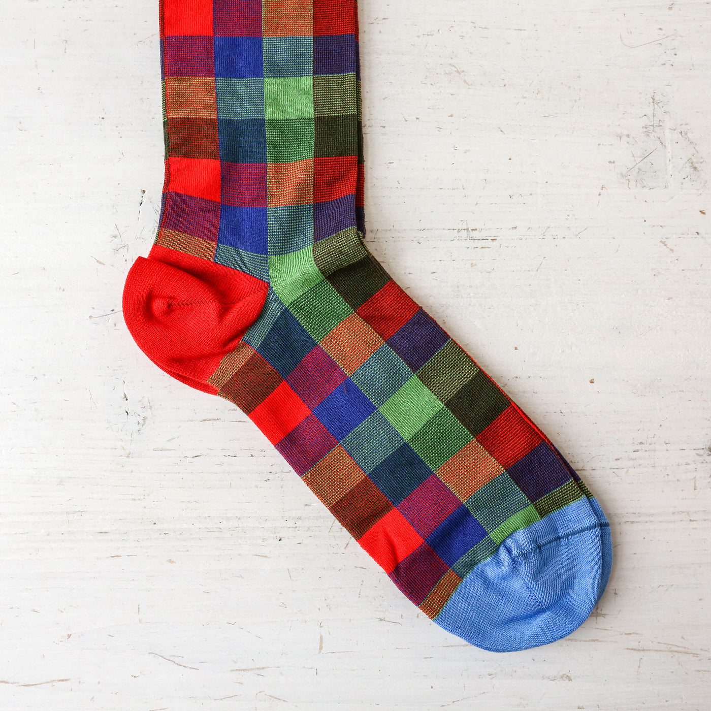 Bonne Maison Socks - Crimson Tiles