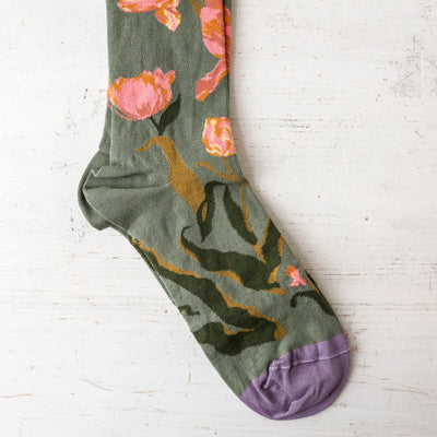 Bonne Maison Long Socks - Cedar Orchid