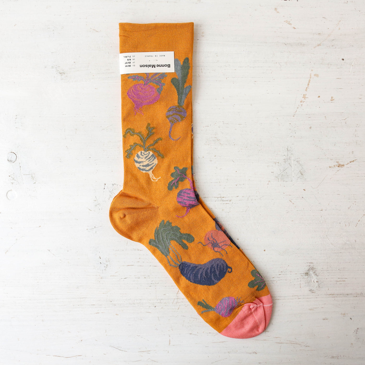 Bonne Maison Socks - Beet Ochre