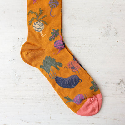 Bonne Maison Socks - Beet Ochre