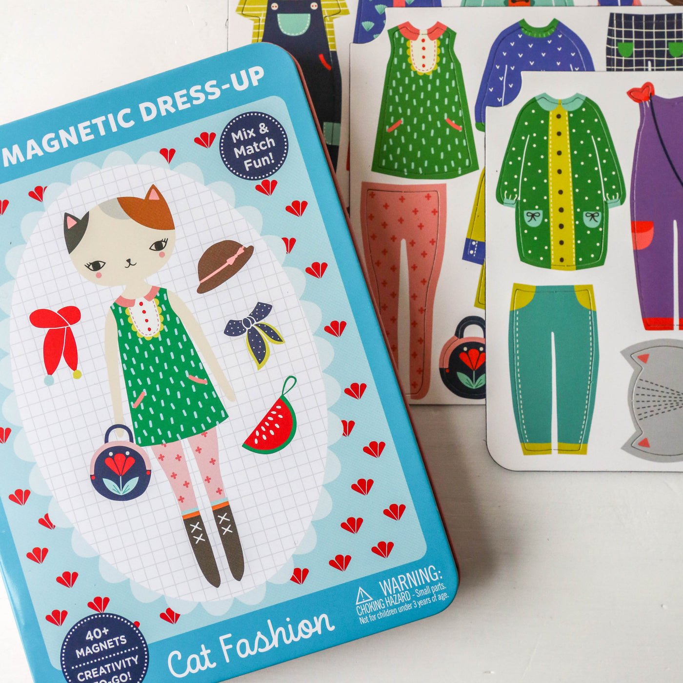 Cat Fashion Magnetic Figures