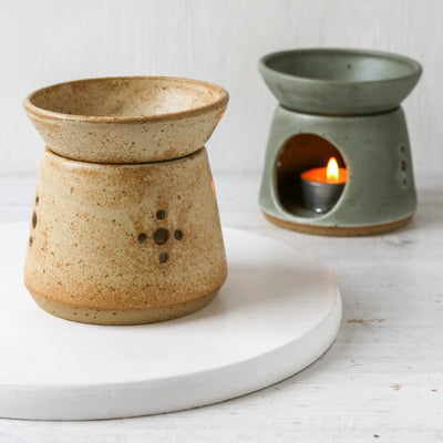 Hand Thrown 'Coastal' Wax Burner