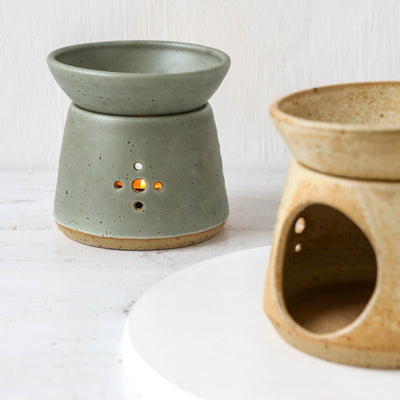 Hand Thrown 'Coastal' Wax Burner