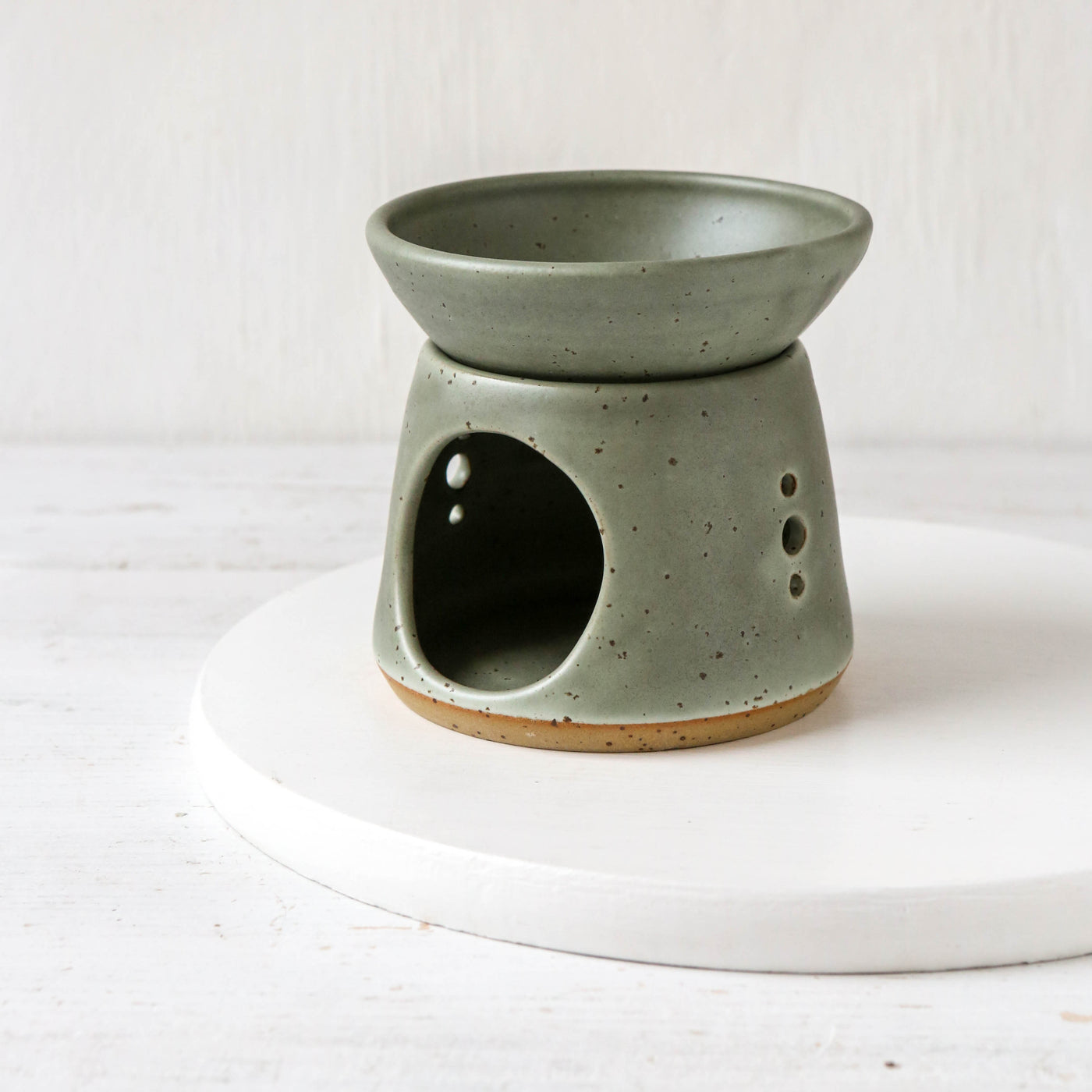 Hand Thrown 'Coastal' Wax Burner