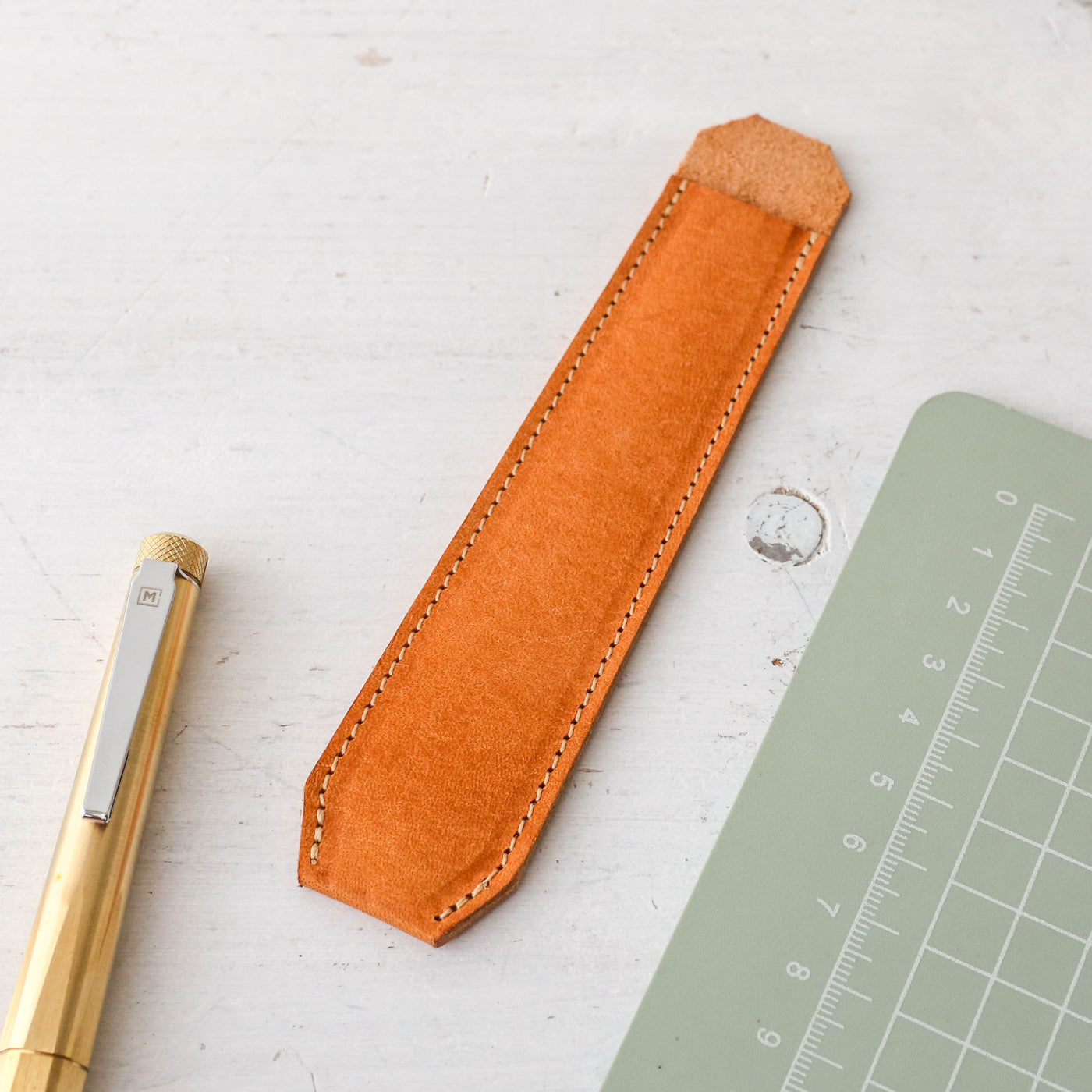 Italian Leather Ferrule & Lazlo Sheath