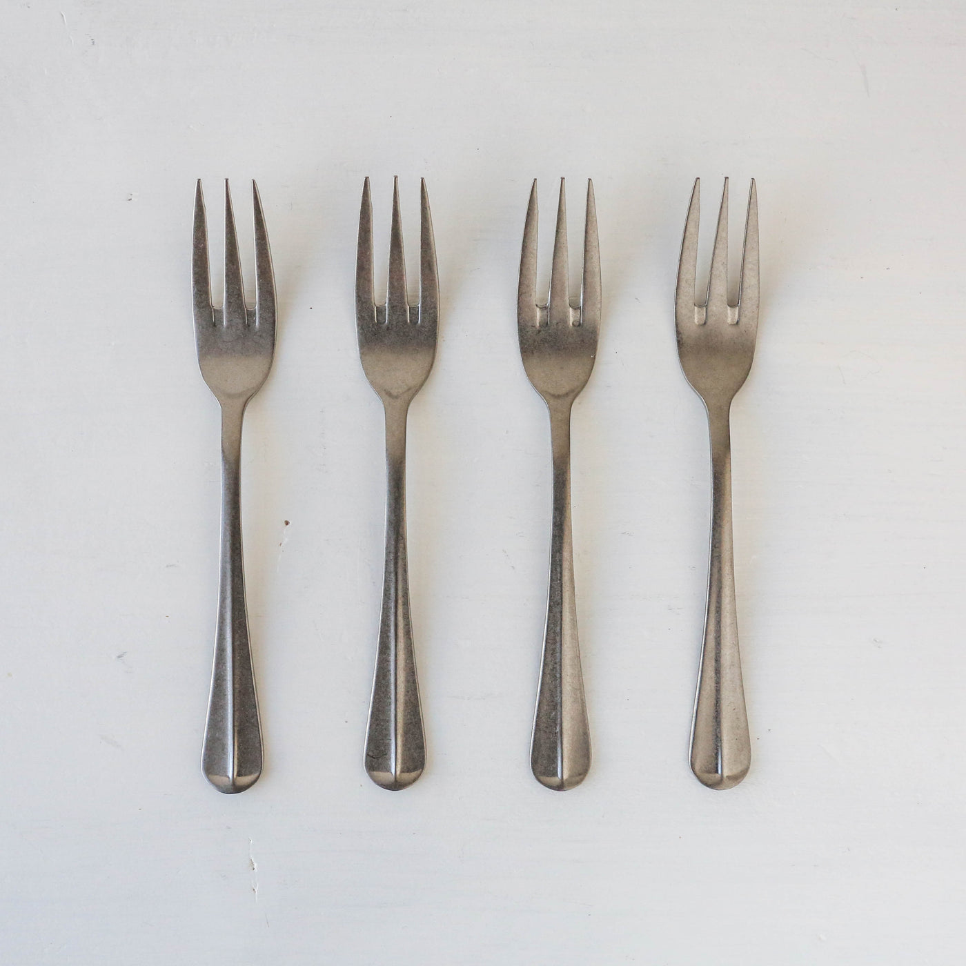 Set of Four Mora Brushed Cake Forks