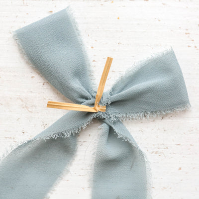 Raw Chiffon Tree Bows - 3 Pack