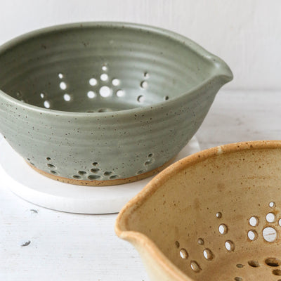 Hand Thrown 'Coastal' Colander