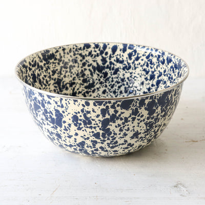 Set of Three Splatter Enamel Mixing Bowl