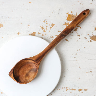 Dark Acacia Wood Spoon