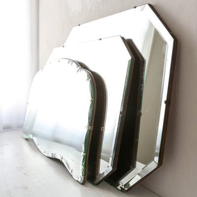 Vintage Mirror - Design 3 - Shaped with Etched Bevel