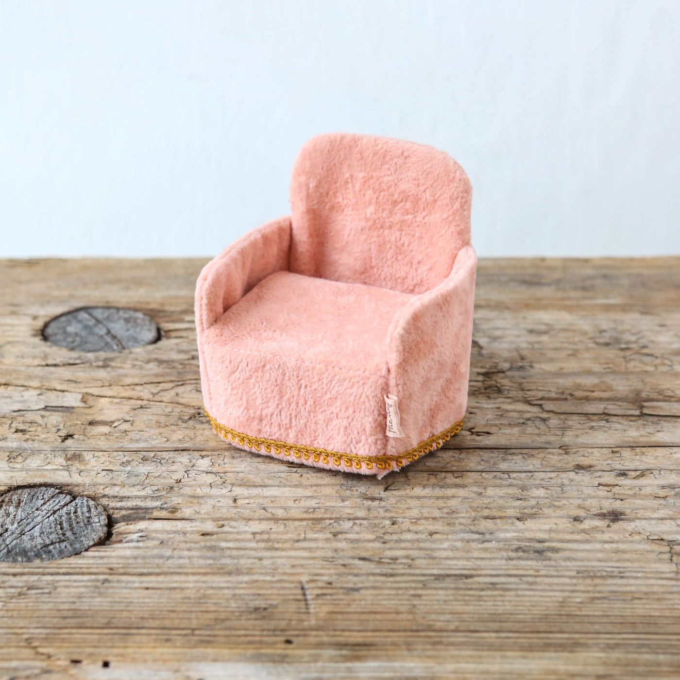 Maileg Chair for Mouse - Rose Velvet