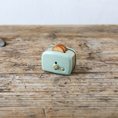 Maileg Mouse Toaster With Bread - Mint