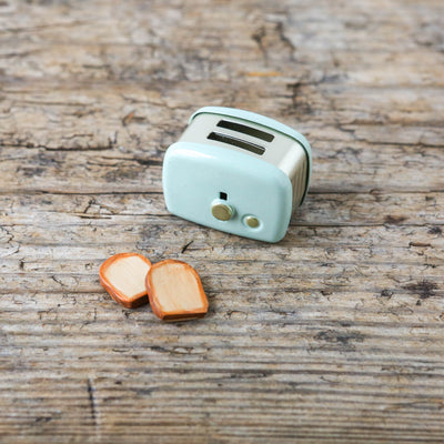 Maileg Mouse Toaster With Bread - Mint