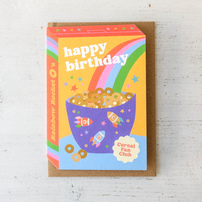 Cereal Fan Birthday Card