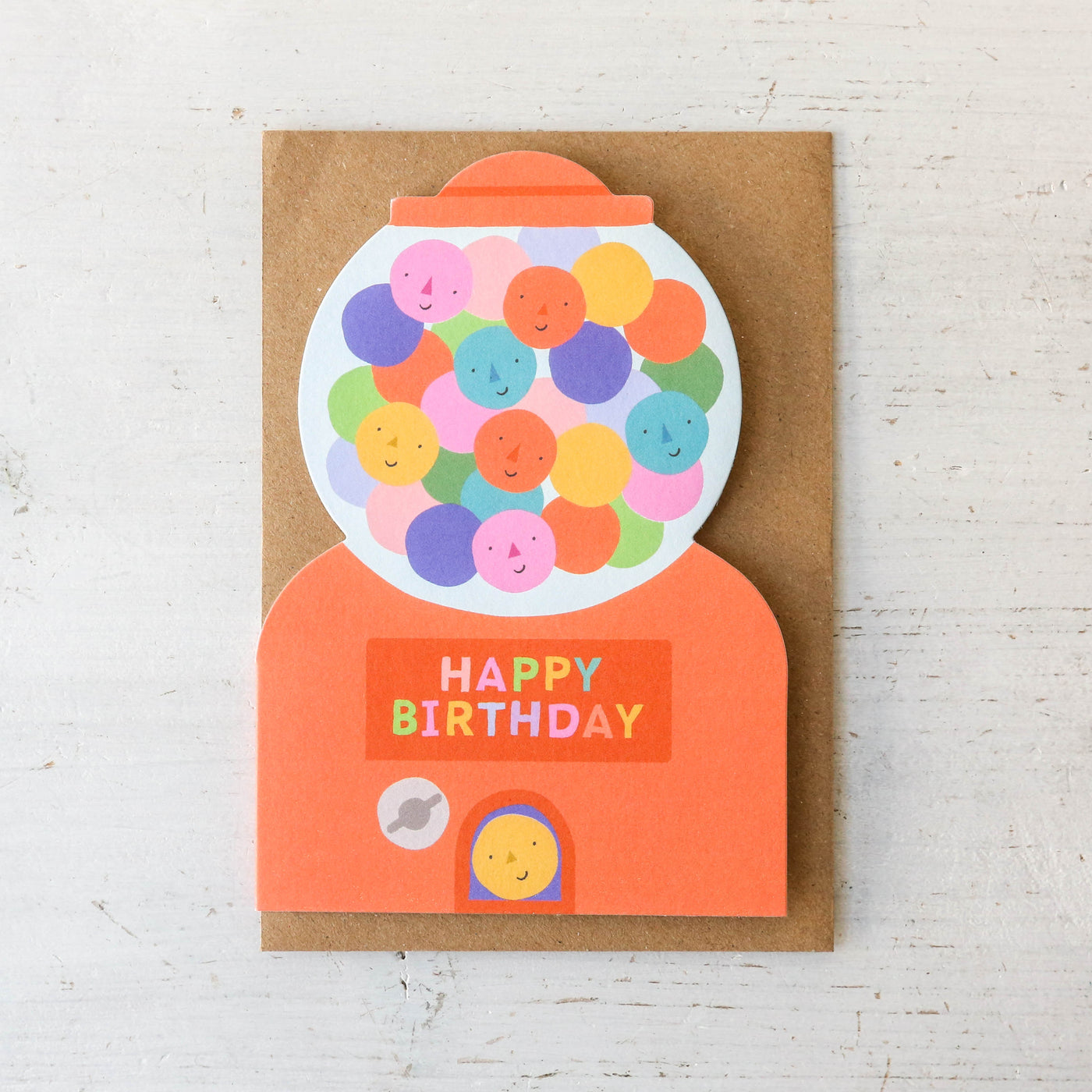 Gumball Machine Birthday Card