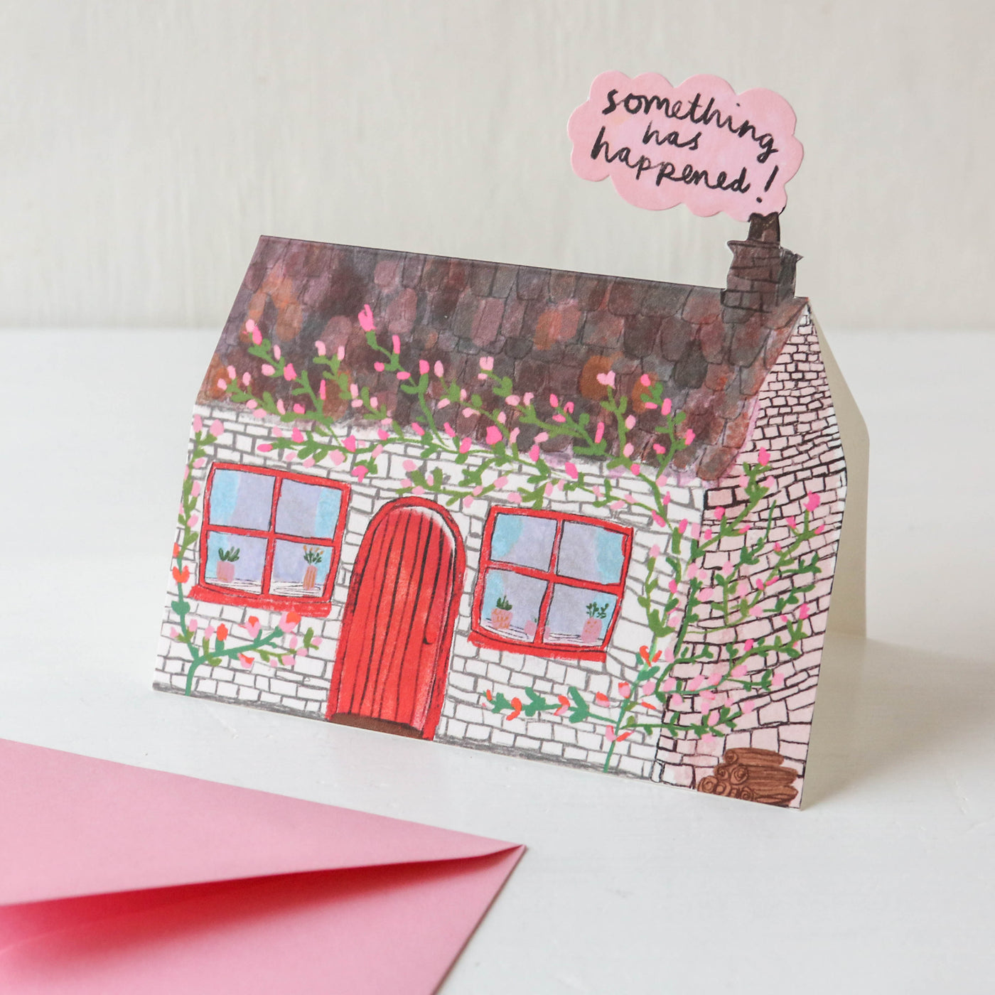 Something Has Happened Cottage Card