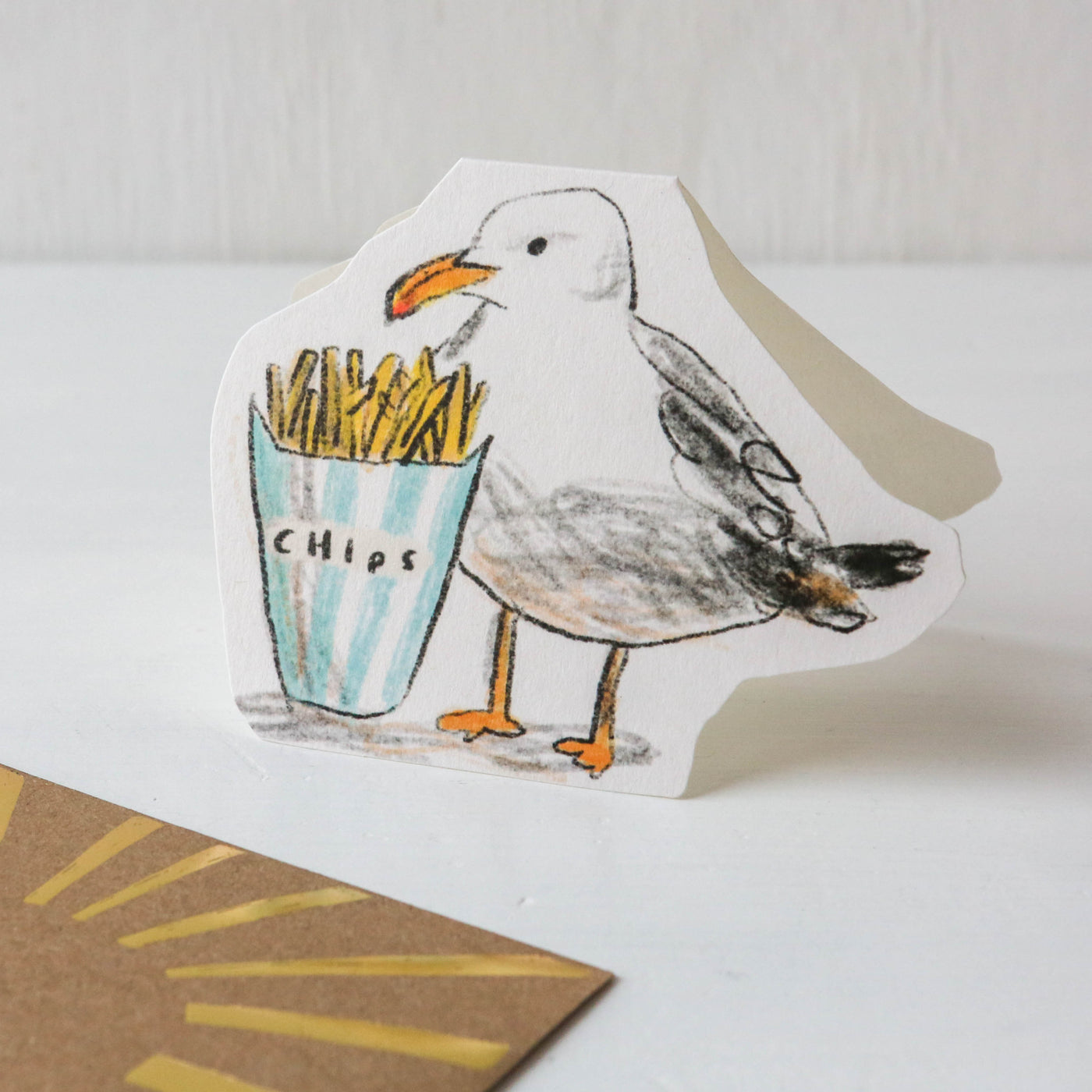 Seagull and Chips Card