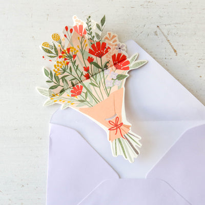 Wild Flowers Pop-Up Card