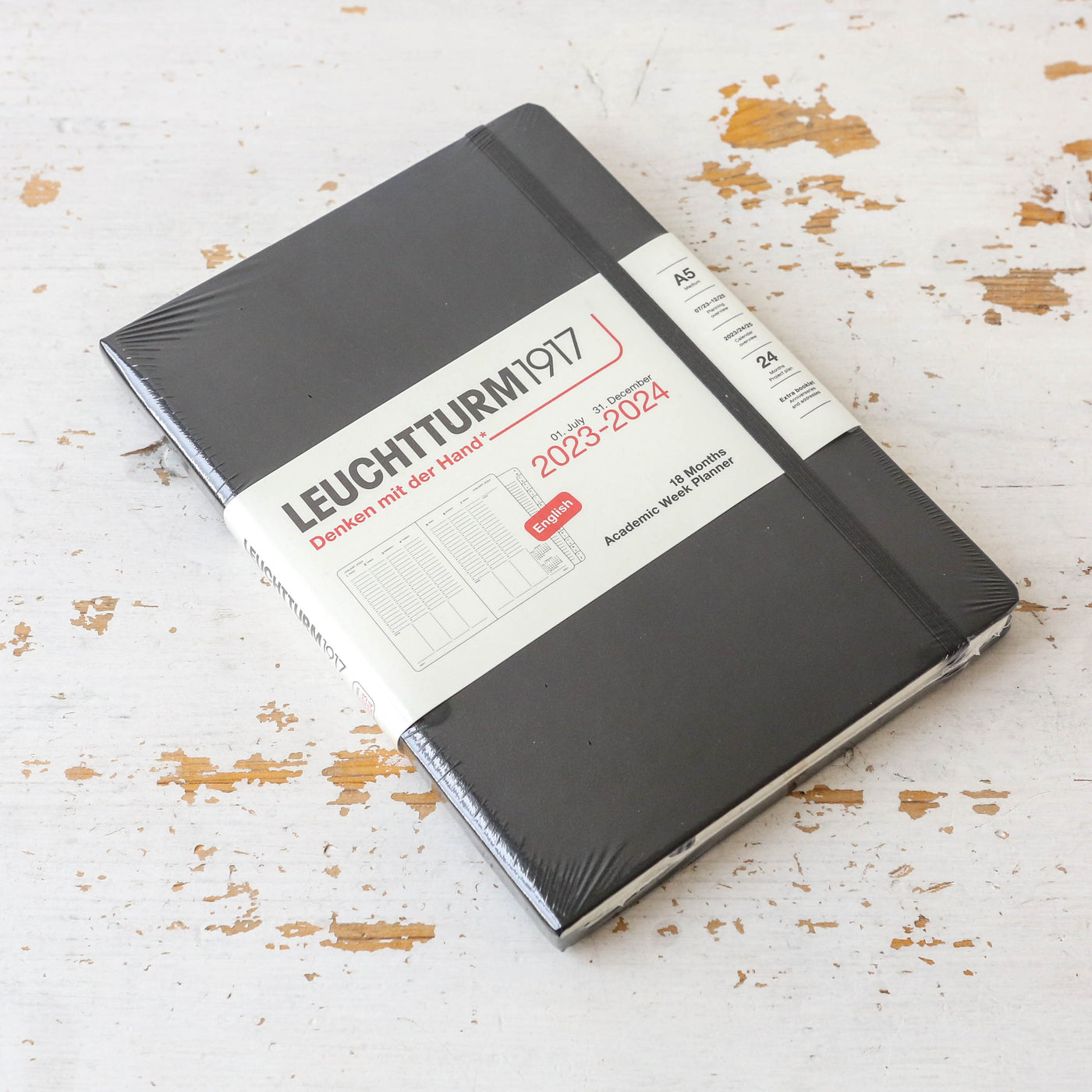 Leuchtturm 1917 Weekly Planner and Notebook 18 Months 2023 - 2024