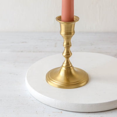 Brass Metal Candle Holder - Tall