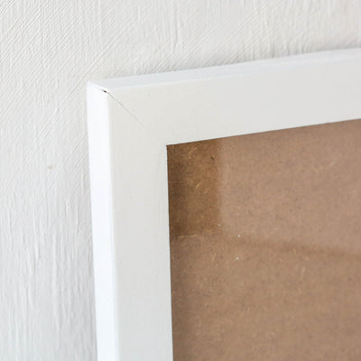 White Reclaimed Wood Photo Frame - Small Square