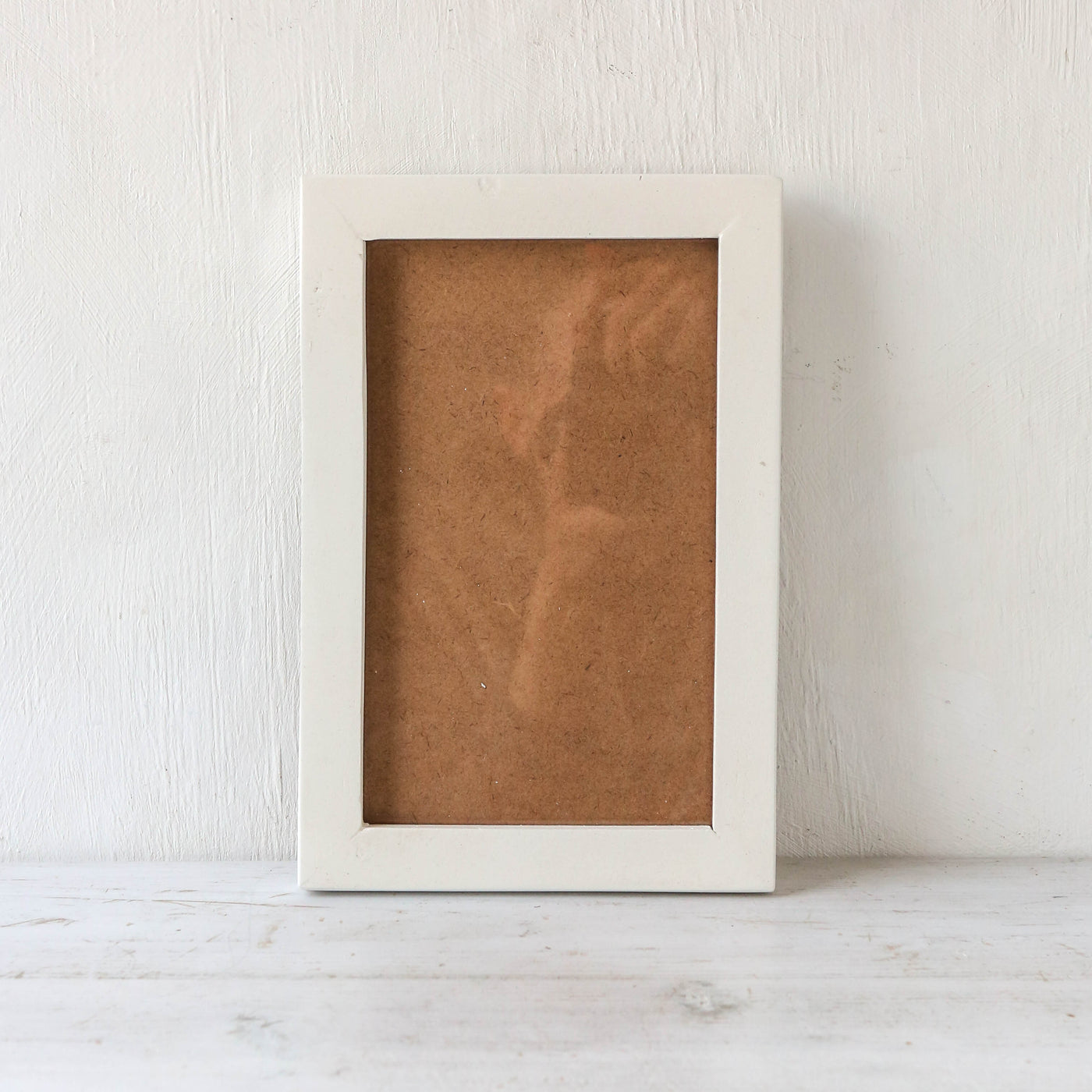 White Reclaimed Wood Photo Frame - Small Rectangle