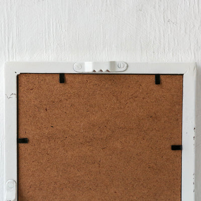 White Reclaimed Wood Photo Frame - Small Rectangle