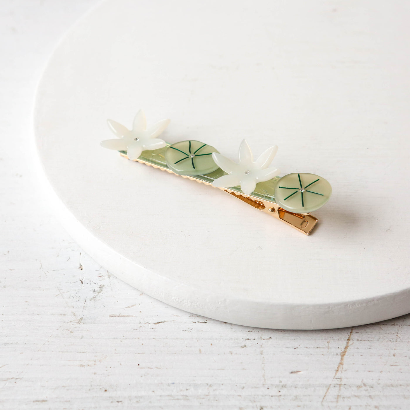 Nymphaea Water Lily Hair Clip