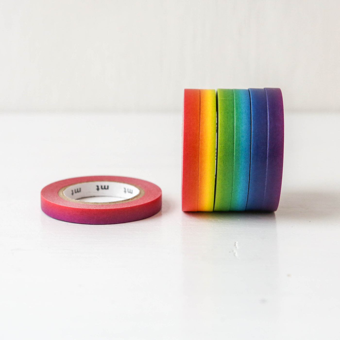 mt 6mm Washi Tape 7 Roll Rainbow