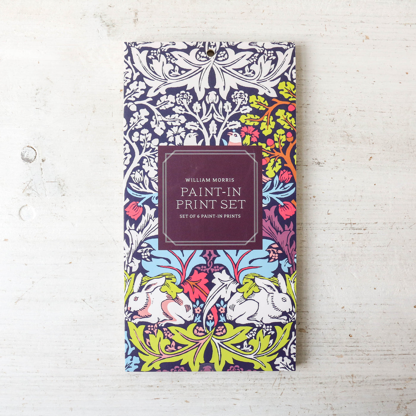 William Morris Paint-In Postcard Set