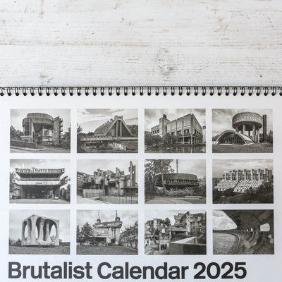 2025 Brutalist Calendar