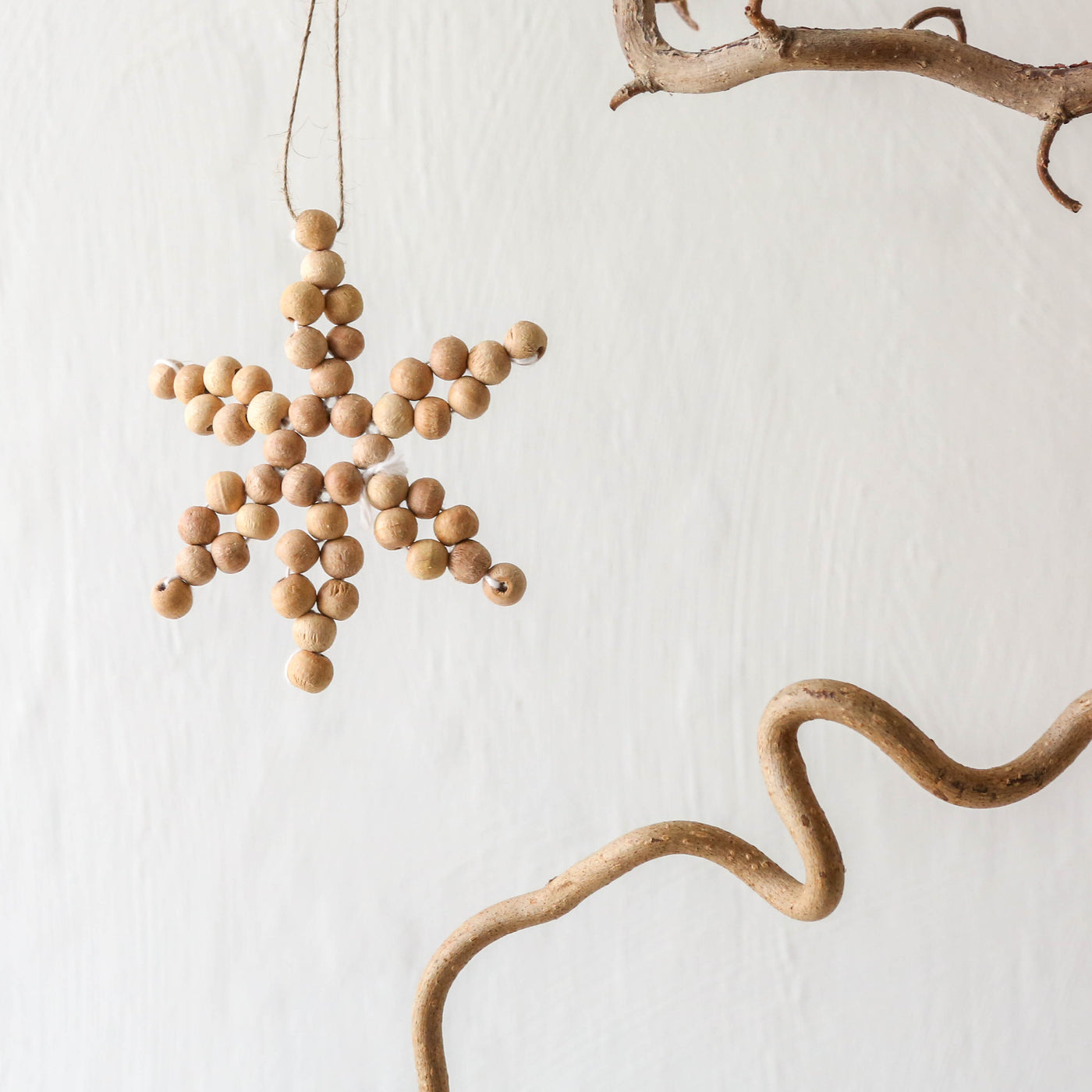 6 Point Beaded Star Decoration