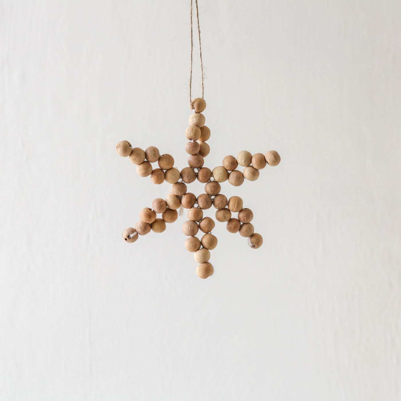 6 Point Beaded Star Decoration