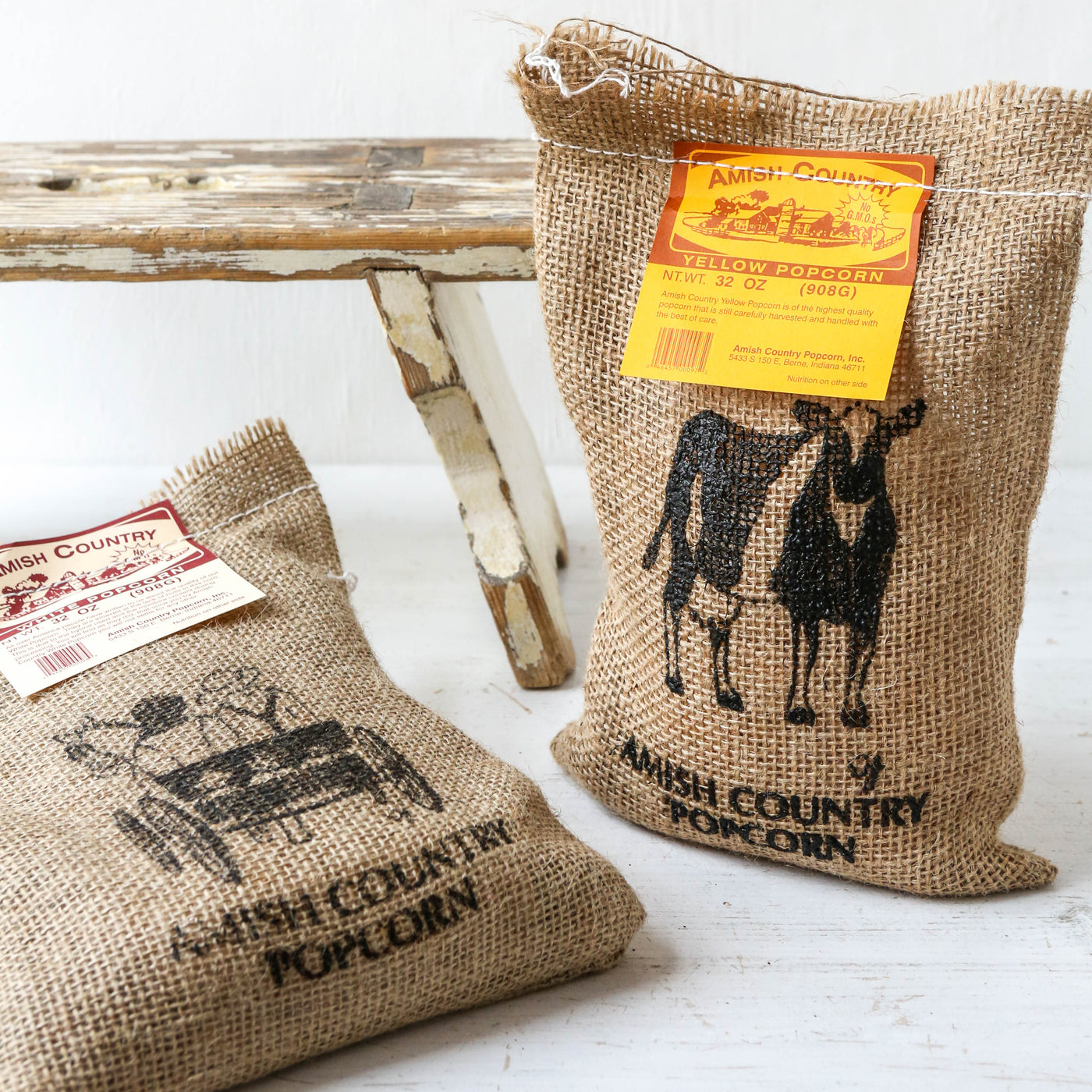 Amish Country Popcorn - 2lb Burlap Sack