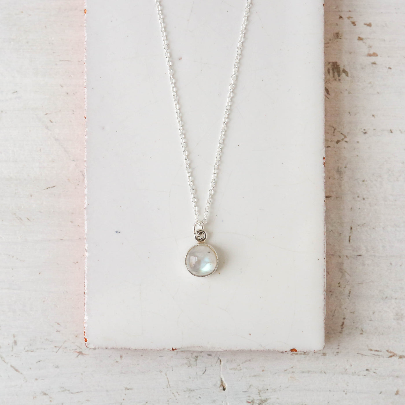 Silver Pebble Necklace