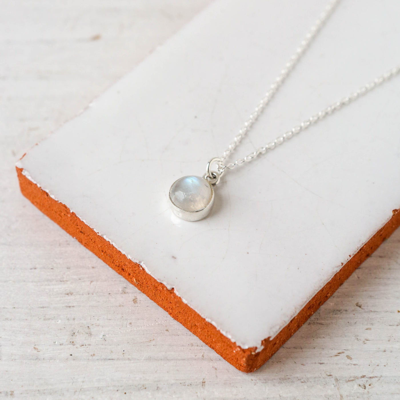 Silver Pebble Necklace