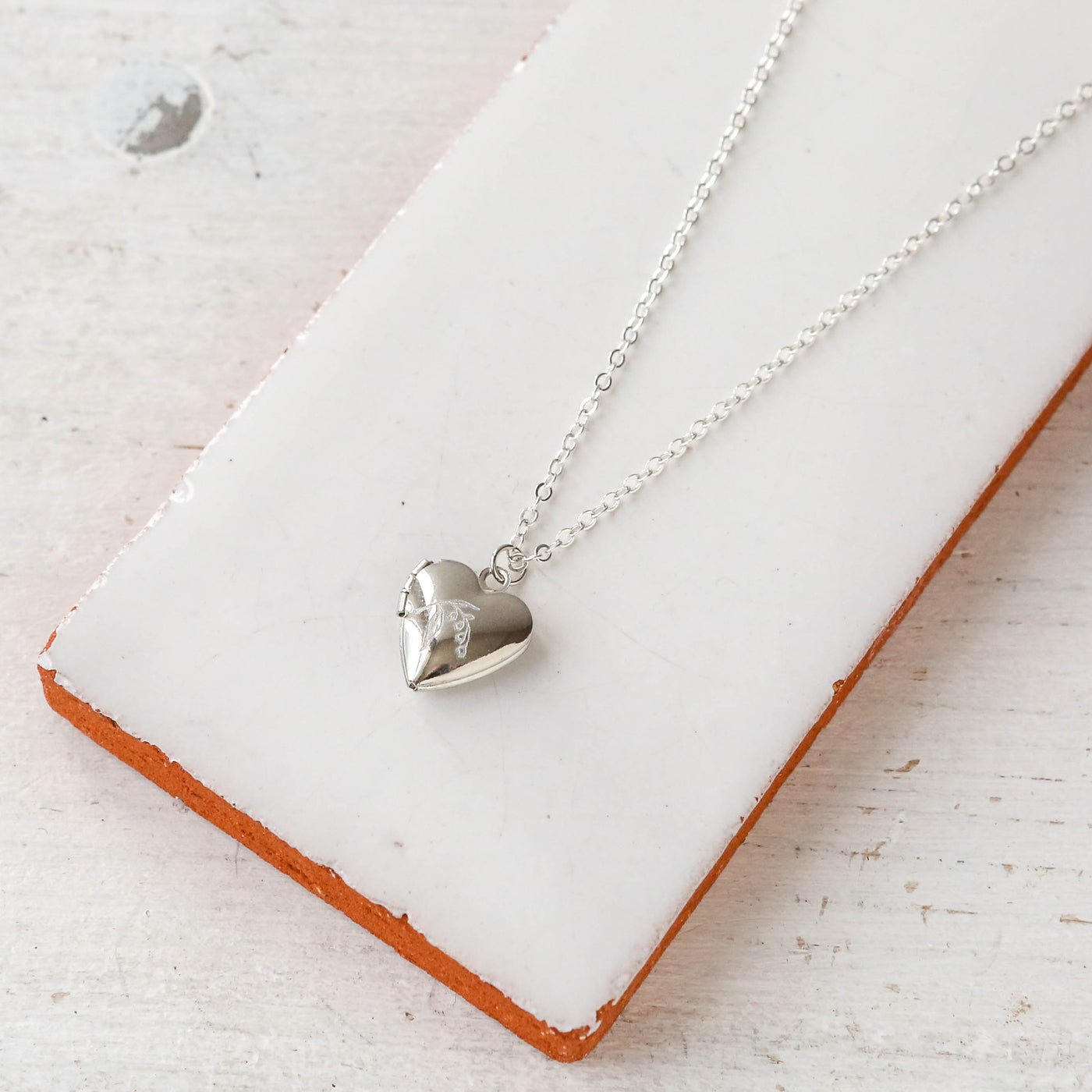 Miniature Heart Locket - Lily