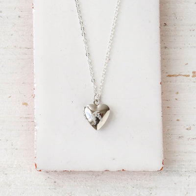 Miniature Heart Locket - Lily