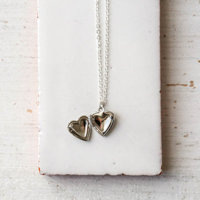 Miniature Heart Locket - Lily