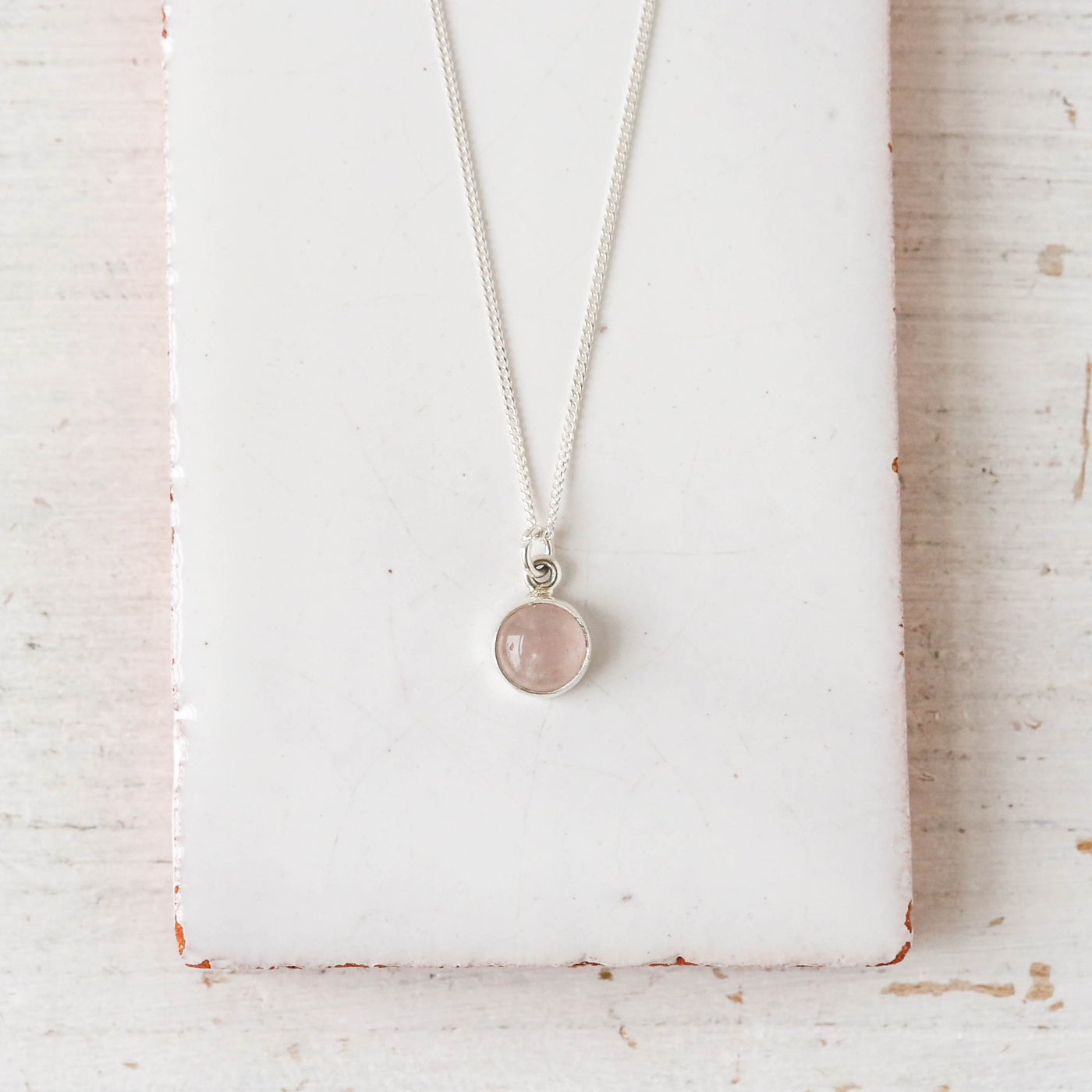 Silver Pebble Necklace