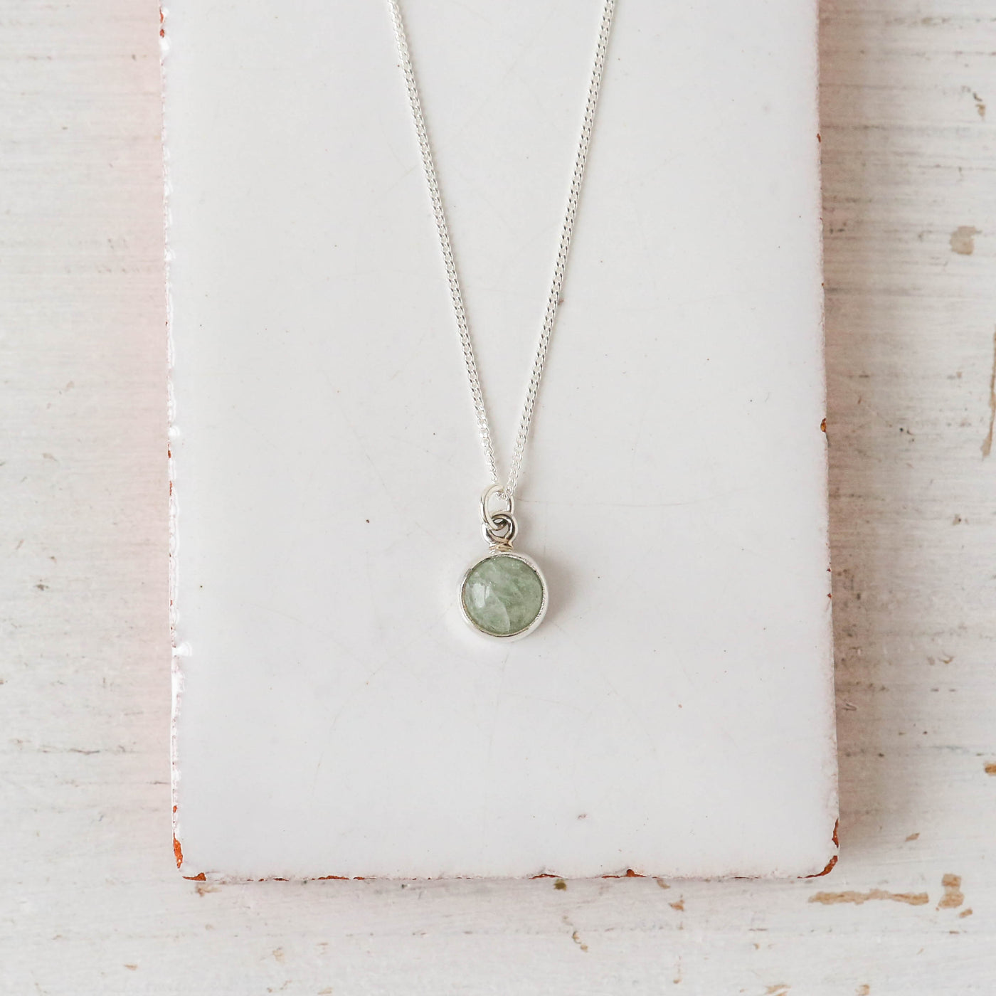 Silver Pebble Necklace