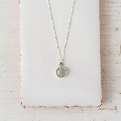 Silver Pebble Necklace