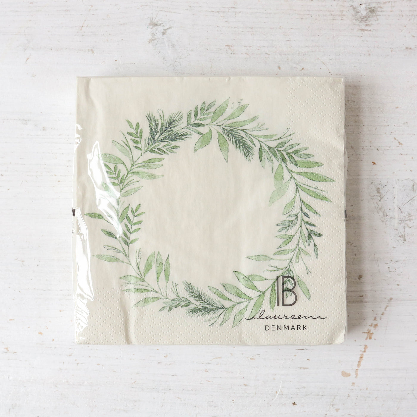 Wreath Design Paper Napkins - 20 Pack