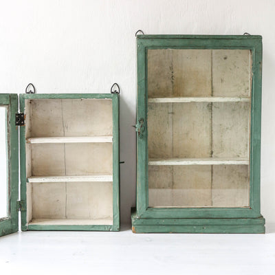 Small Rustic Glazed Cabinet - Design 1