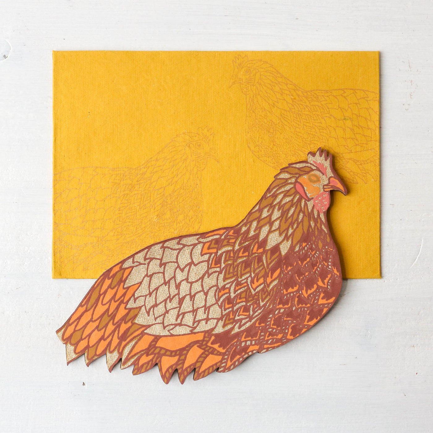 Brown Chicken Card